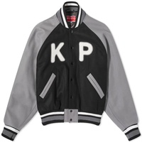 Kenzo Wool Varsity Jacket Black