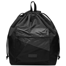 Master-Piece Slant Drawstring Backpack Black & Grey
