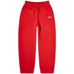VETEMENTS Embroidered Logo Sweatpants Red