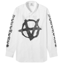 VETEMENTS Double Anarchy Shirt White