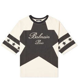 Balmain Signature Stars Bulky T-Shirt Multi
