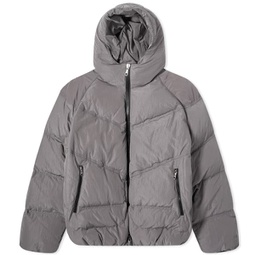 Cole Buxton Hooded Insulated Jacket Translucent Grey