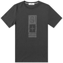 Stone Island Abbreviation One Graphic T-Shirt Black
