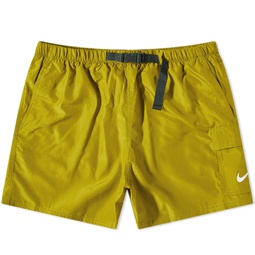 Nike Swim Belted 5 Volley Shorts Moss