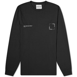 MKI Long Sleeve Square Logo T-Shirt Black