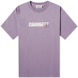 Carhartt WIP Arrow Script Tee Glassy Purple