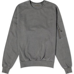 FrizmWORKS Pigment Dyed MIL Sweatshirt Charcoal