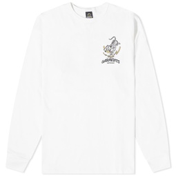 FrizmWORKS Tiger Pugmark Longsleeve T-Shirt White