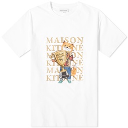 Maison Kitsune Fox Champion Regular T-Shirt White