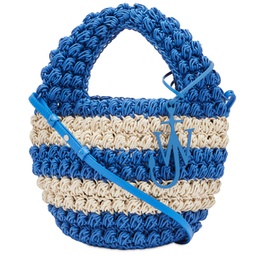 JW Anderson Popcorn Basket Bag Blue