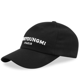 Wooyoungmi Large Logo Cap Black