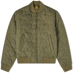 Human Made Heart Quilting Jacket Olive Drab