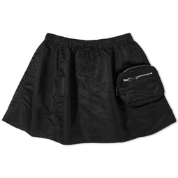 Toga Nylon Twill Mini Skirt Black