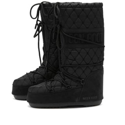 Moon Boot Icon Quilted Boots Black