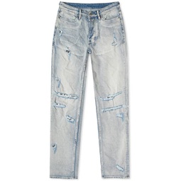 Ksubi Van Winkle Skinny Jeans Punk Blue Shred