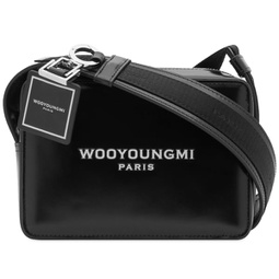 Wooyoungmi Leather Cross Body Bag Black