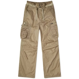 Andersson Bell Balloon Pocket Parachute Pants Yellow Beige