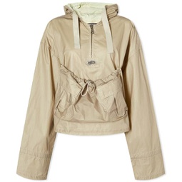 Andersson Bell Arina Lace-Up Anorak Shirt Yellow Beige