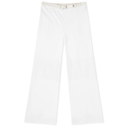 Jil Sander+ Wide Leg Casual Trousers Optic White