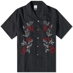 Paul Smith Embroidered Vacation Shirt Black