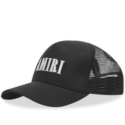AMIRI Core Logo Trucker Hat Black & White