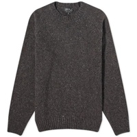 A.P.C. Harris Donegal Crew Knit Anthracite