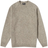 A.P.C. Harris Donegal Crew Knit Taupe