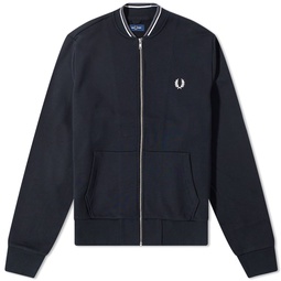 Fred Perry Zip Bomber Black