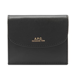 A.P.C. Geneve Trifold Wallet Black
