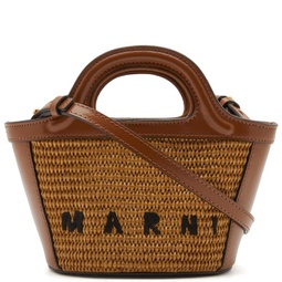 Marni Micro Tropicalia Logo Bag Raw Sienna