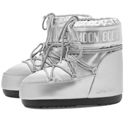Moon Boot Icon Low Glance Boots Silver