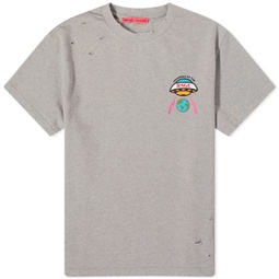 Members of the Rage UFO Distressed T-Shirt Heather Grey