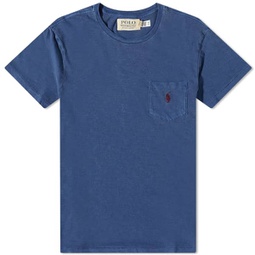 Polo Ralph Lauren Slub Pocket T-Shirt Light Navy