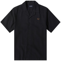 Fred Perry Linen Vacation Shirt Navy