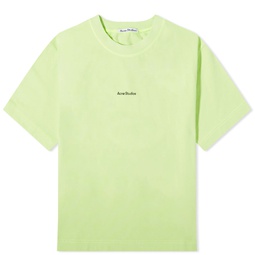 Acne Studios Edie Stamp T-Shirt Fluo Green