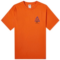 Nike Acg Wildwood T-Shirt Campfire Orange
