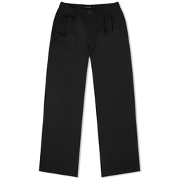 Anine Bing Carrie Wide Leg Casual Trousers Black