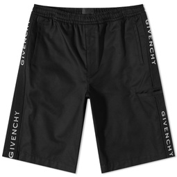 Givenchy Logo Band Shorts Black