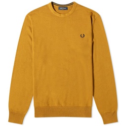 Fred Perry Classic Crew Neck Knit Dark Caramel