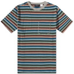 Paul Smith Fine Stripe T-Shirt Grey Multi