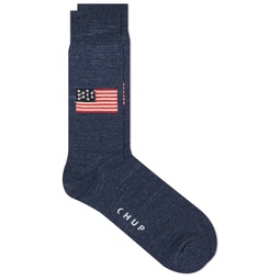 CHUP by Glen Clyde Company The Stars and Stripes Sock Indigo