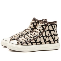 Valentino Icon High Top Sneaker Brown