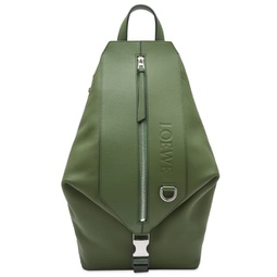 Loewe Convertible Small Backpack Hunter Green