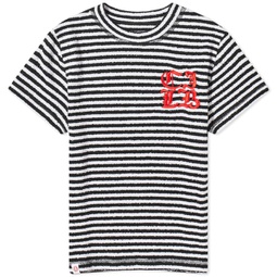 Charles Jeffrey Baby T-Shirt Black & White Stripe