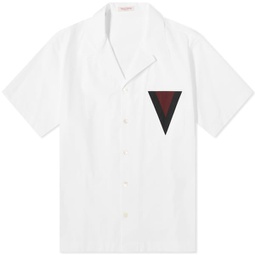 Valentino V Logo Vacation Shirt White