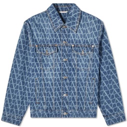 Valentino Icon Denim Jacket Blue
