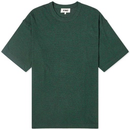 YMC Triple T-Shirt Green Stripe