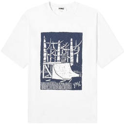 YMC Its Our There T-Shirt White