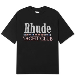 Rhude Flag T-Shirt Vintage Black