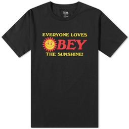 Obey Everybody Loves The Sunshine T-Shirt Black